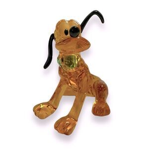 Swarovski Crystal Disney Colored Pluto Figurine